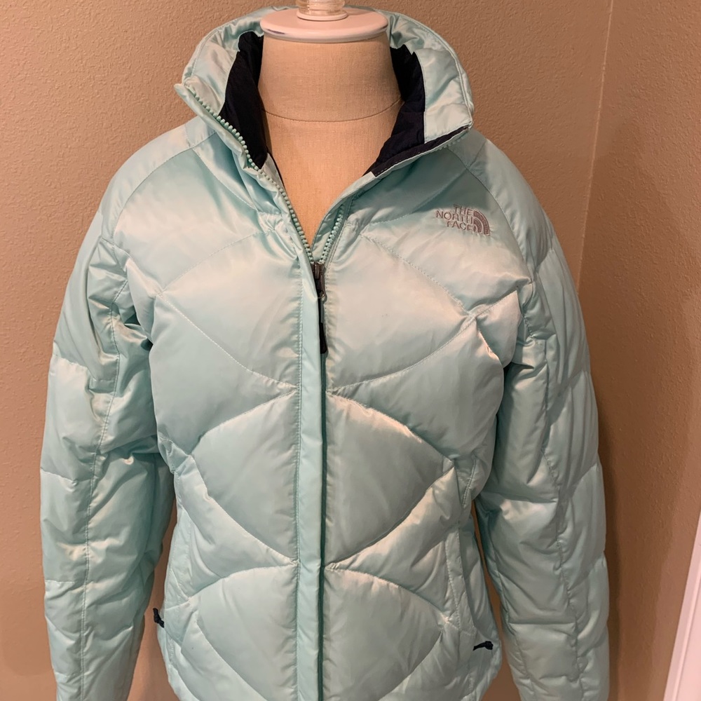 North Face Women’s Mint Green Puffer Jacket